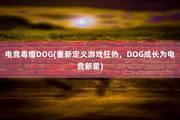 电竞毒瘤DOG(重新定义游戏狂热，DOG成长为电竞新星)