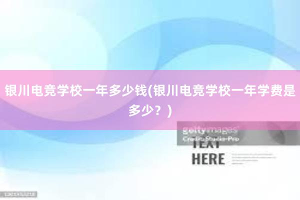 银川电竞学校一年多少钱(银川电竞学校一年学费是多少？)