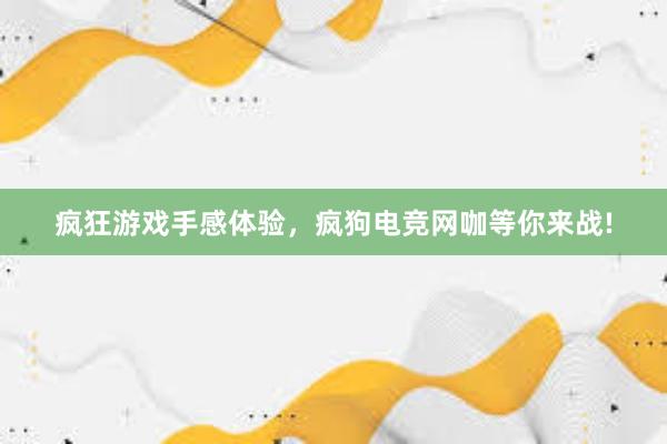 疯狂游戏手感体验，疯狗电竞网咖等你来战!