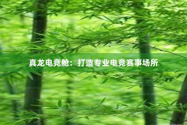 真龙电竞舱：打造专业电竞赛事场所