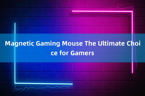 Magnetic Gaming Mouse The Ultimate Choice for Gamers